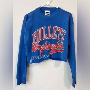 Vintage Washington Bullets Crop Top